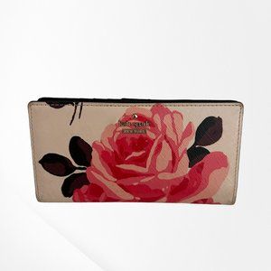kate spade rose wallet